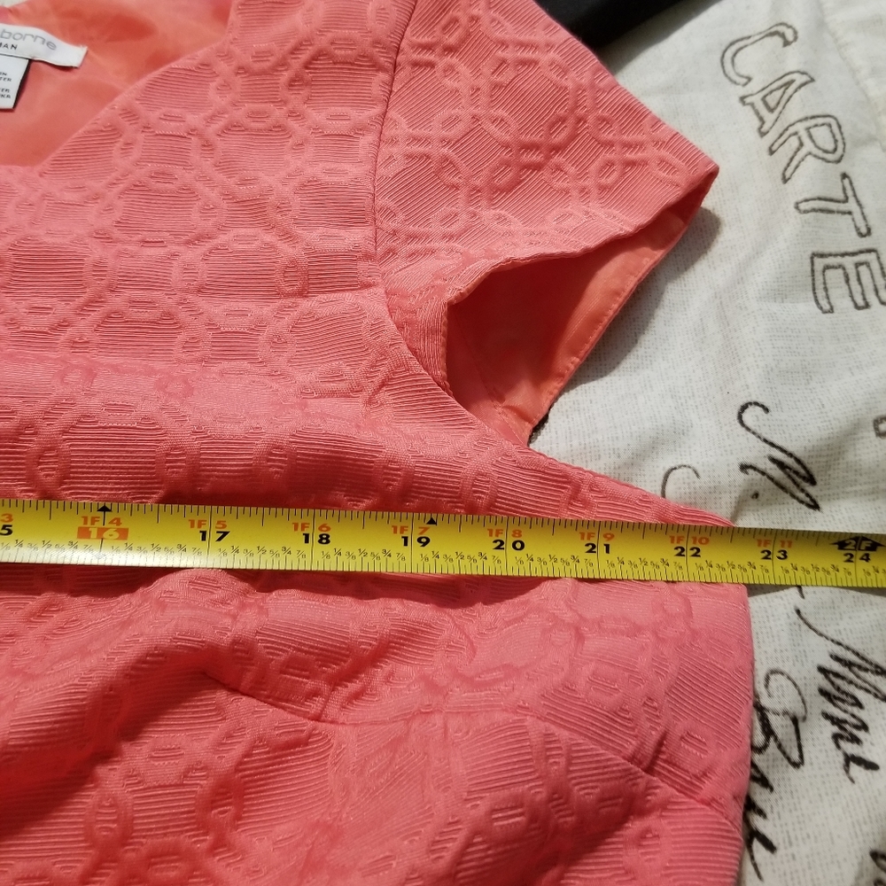 liz claiborne coral seas dress 16w - Picture 2 of 9